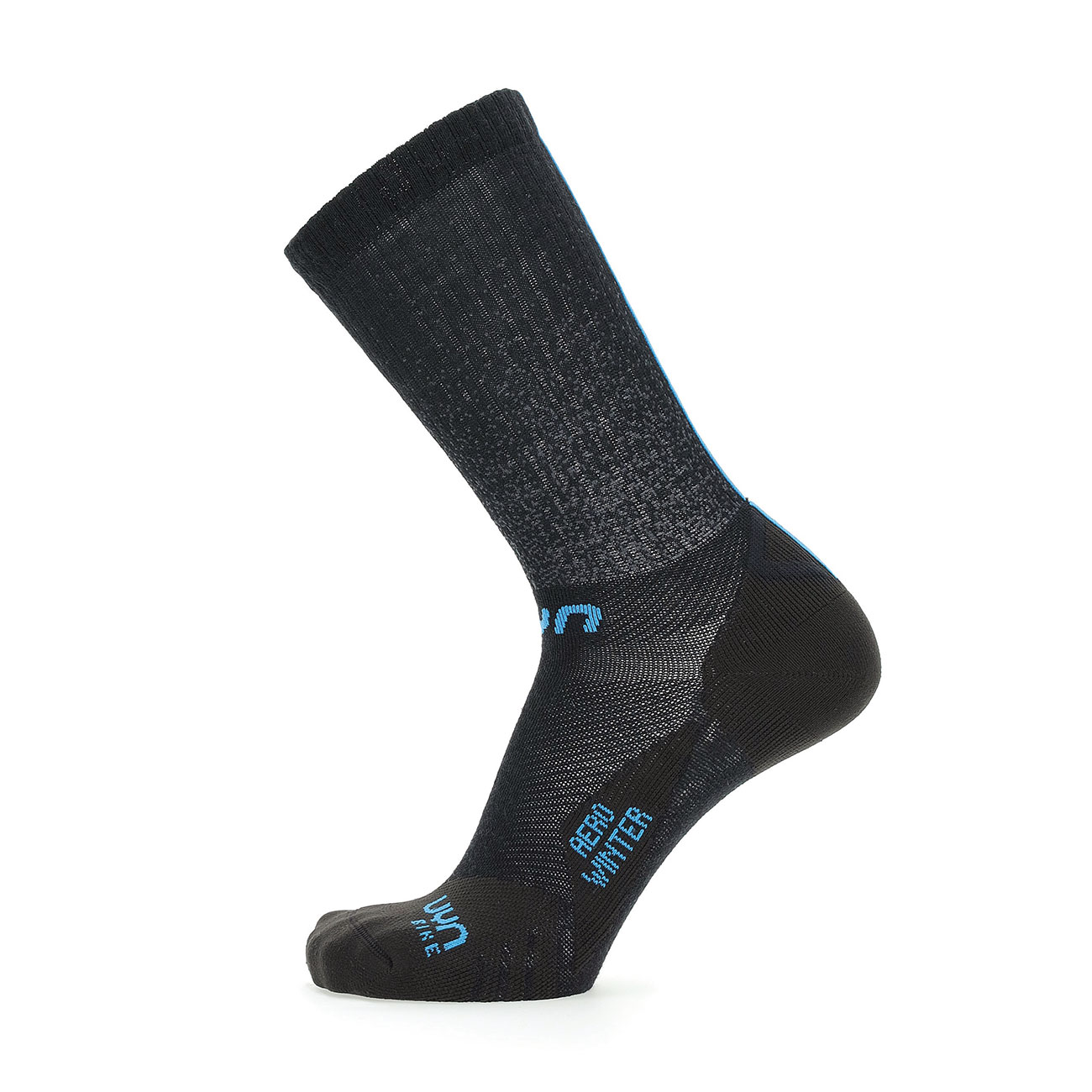 
                UYN Cyklistické ponožky klasické - AERO WINTER - čierna 45-47
            