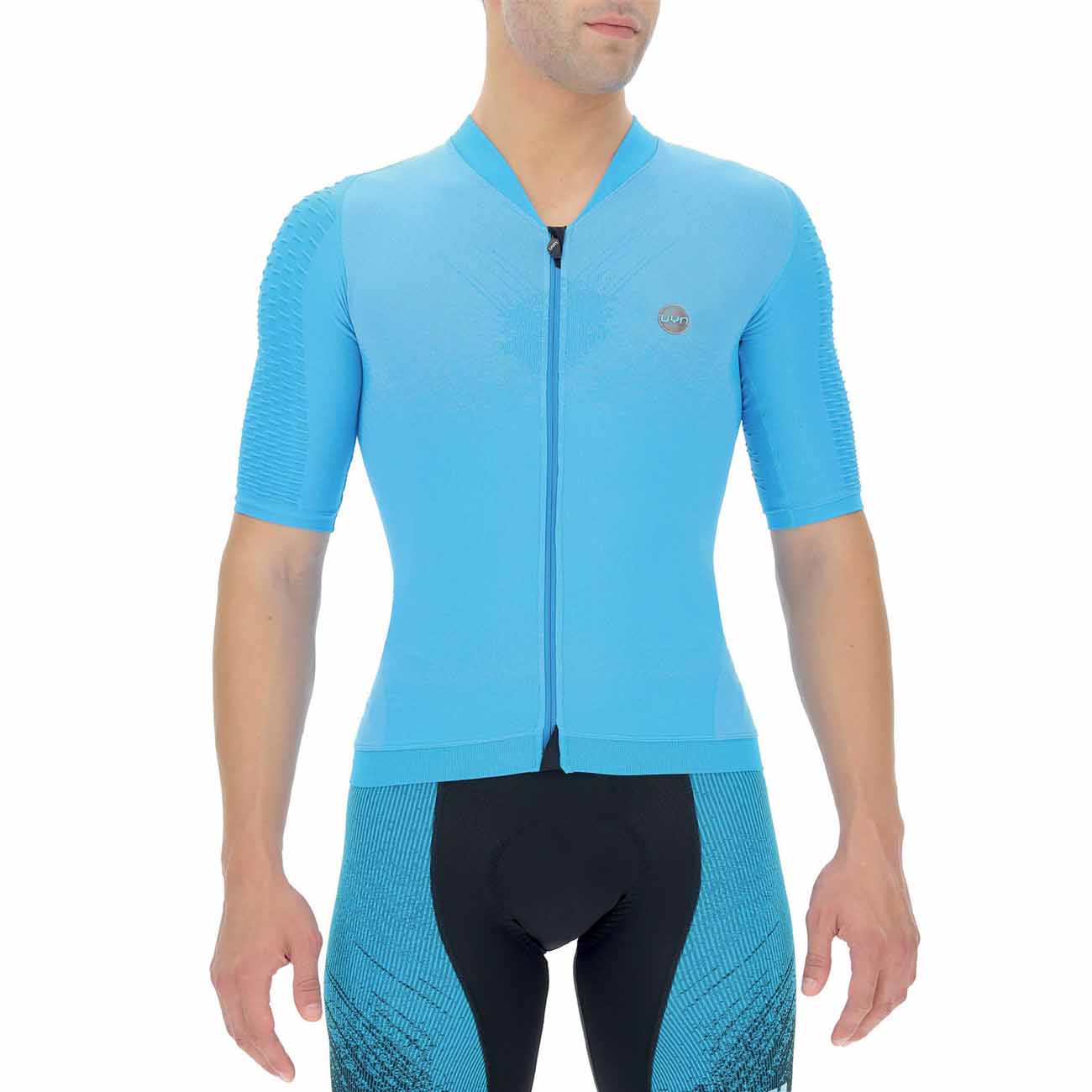 
                UYN Cyklistický dres s krátkym rukávom - BIKING AIRWING - modrá S
            